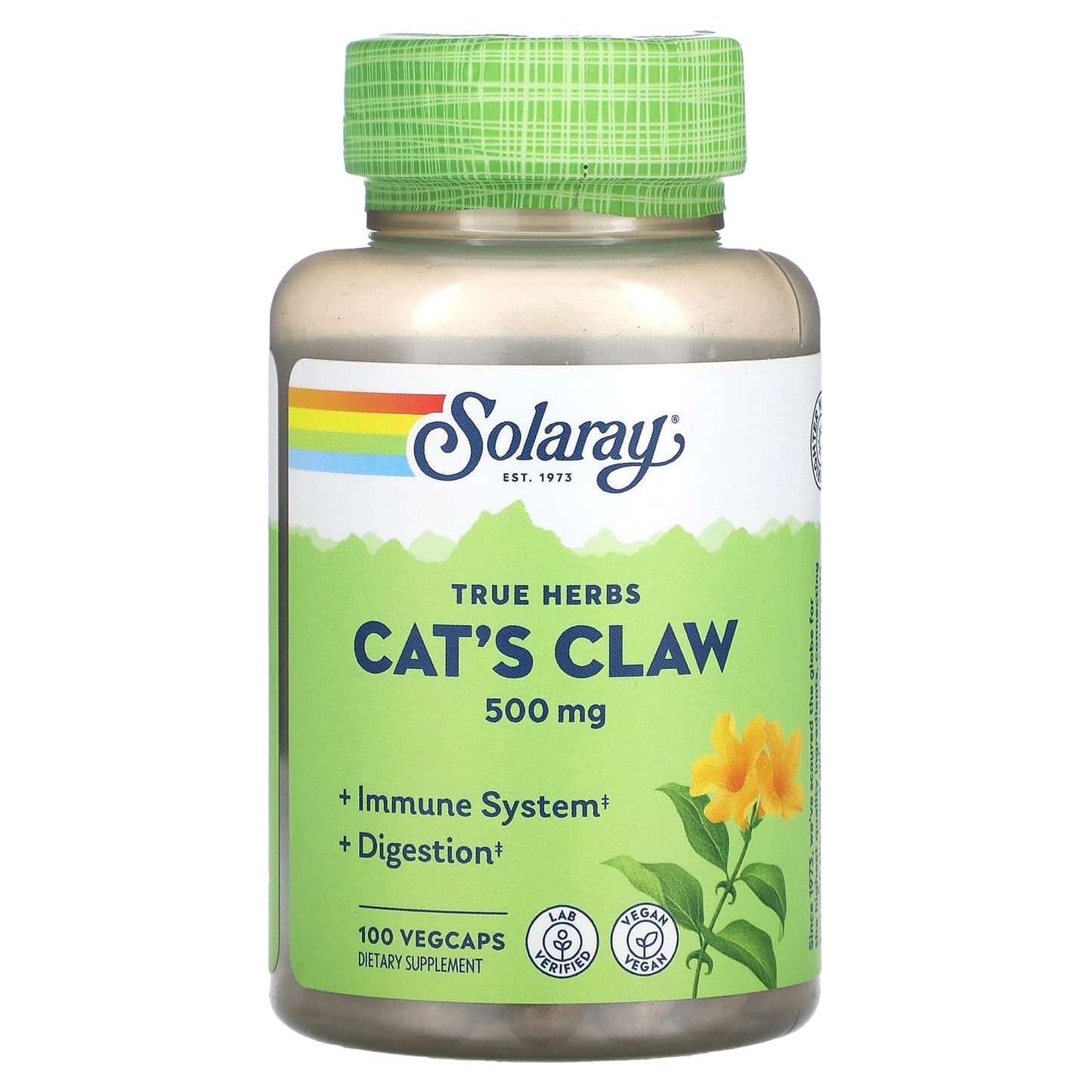 Solaray-Cat's Claw-500 mg-100 VegCaps