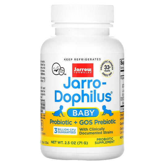 Jarrow Formulas-Baby's Jarro-Dophilus-Probiotic + GOS Prebiotic Powder-2.5 oz (71 g)