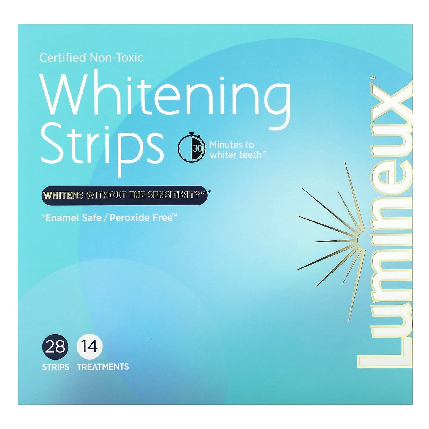 Lumineux Oral Essentials-Certified Non-Toxic Whitening Strips-28 Strips