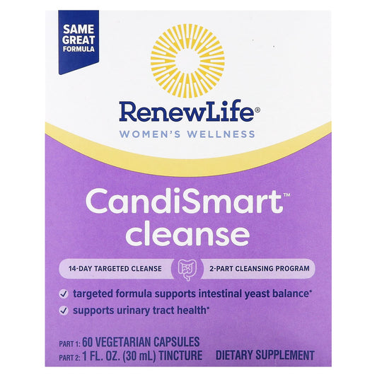 Renew Life-CandiSmart Cleanse-14-Day Targeted Cleanse-2-Part