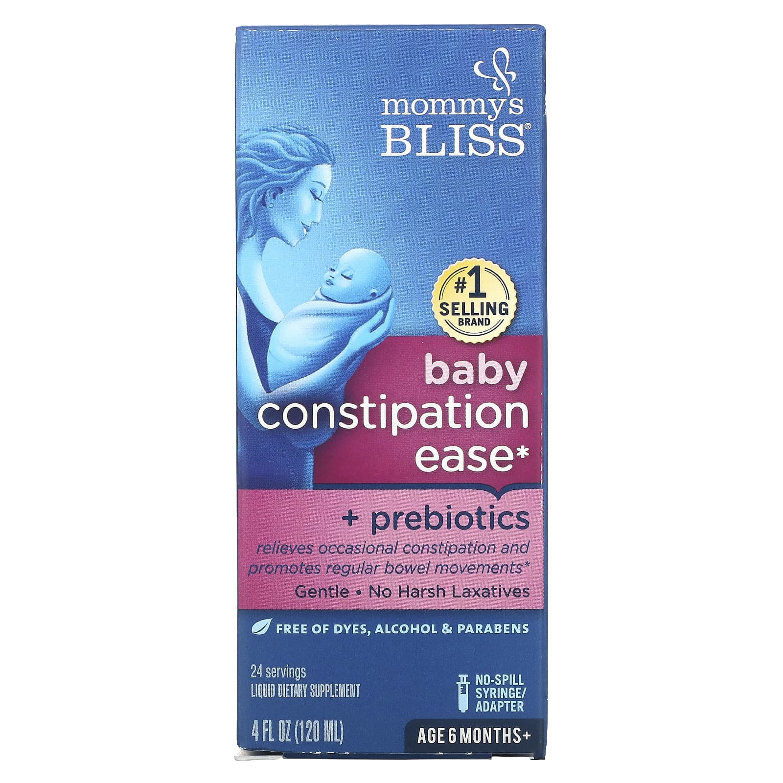 Mommy's Bliss-Baby-Constipation Ease-6 Months+-4 fl oz (120 ml)