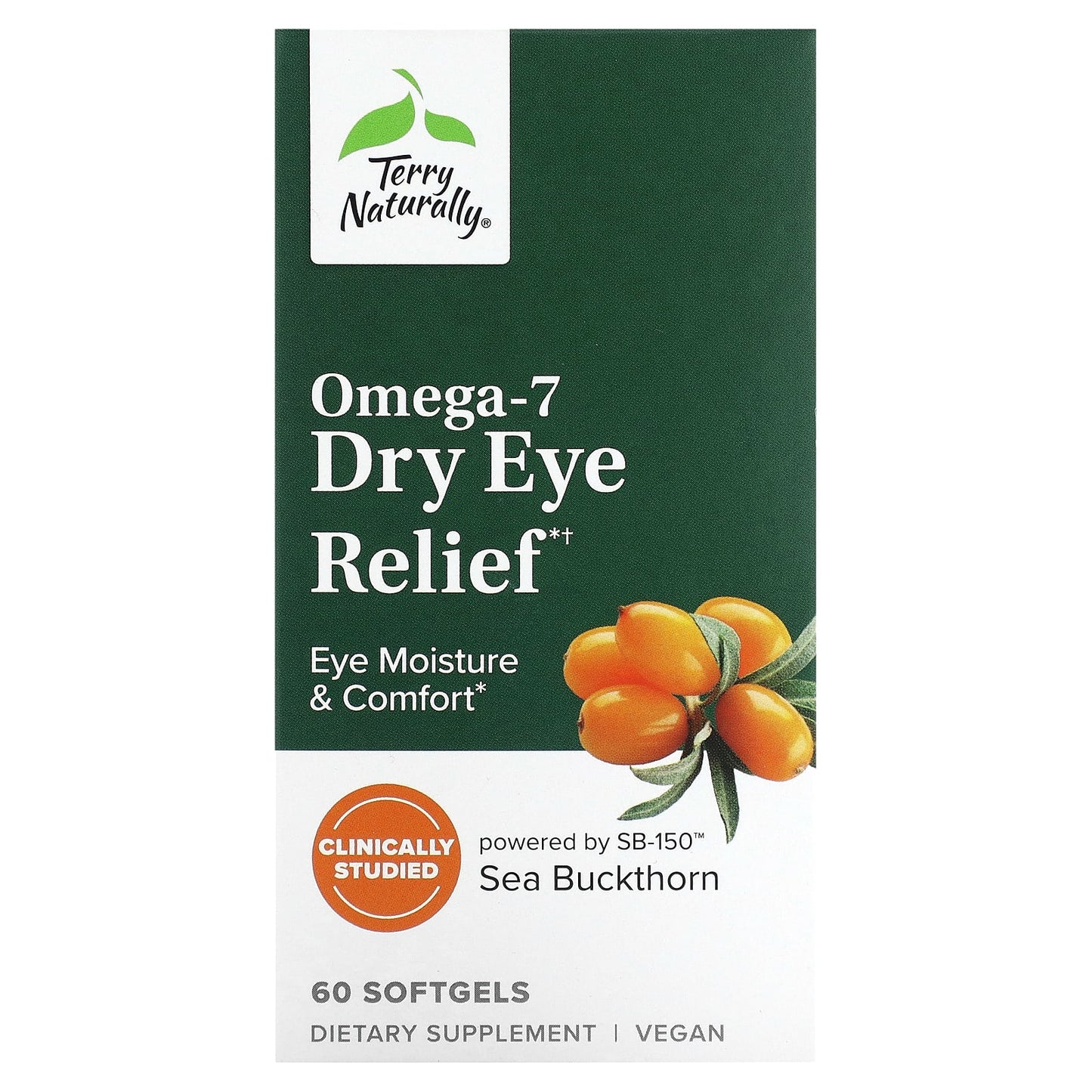 Terry Naturally-Omega 7-Dry Eye Relief-60 Softgels