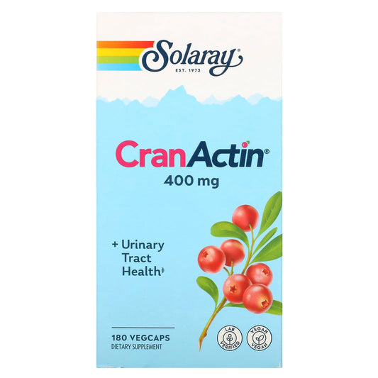 Solaray-CranActin-Urinary Tract Health-400 mg-180 VegCaps