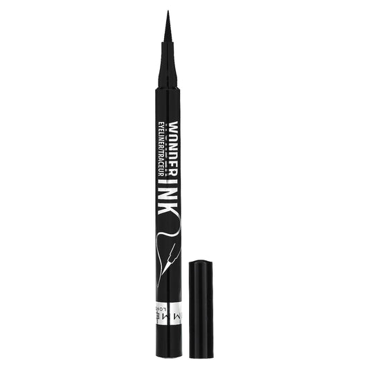 Rimmel London-Wonder'Ink Eyeliner-Waterproof-001 Black-0.03 fl oz (1 ml)