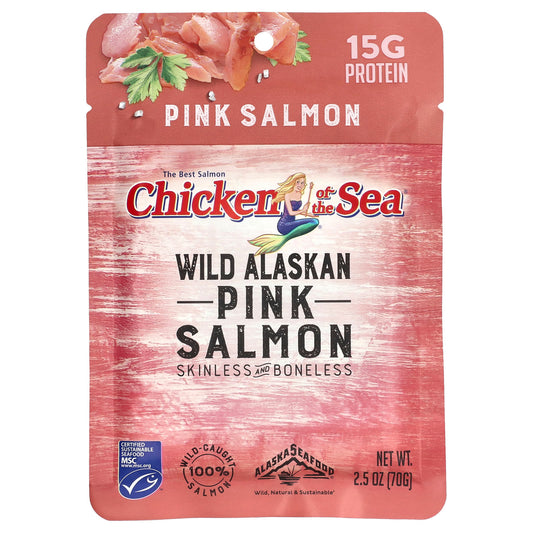 Chicken of the Sea-Wild Alaskan Pink Salmon-2.5 oz ( 70 g)