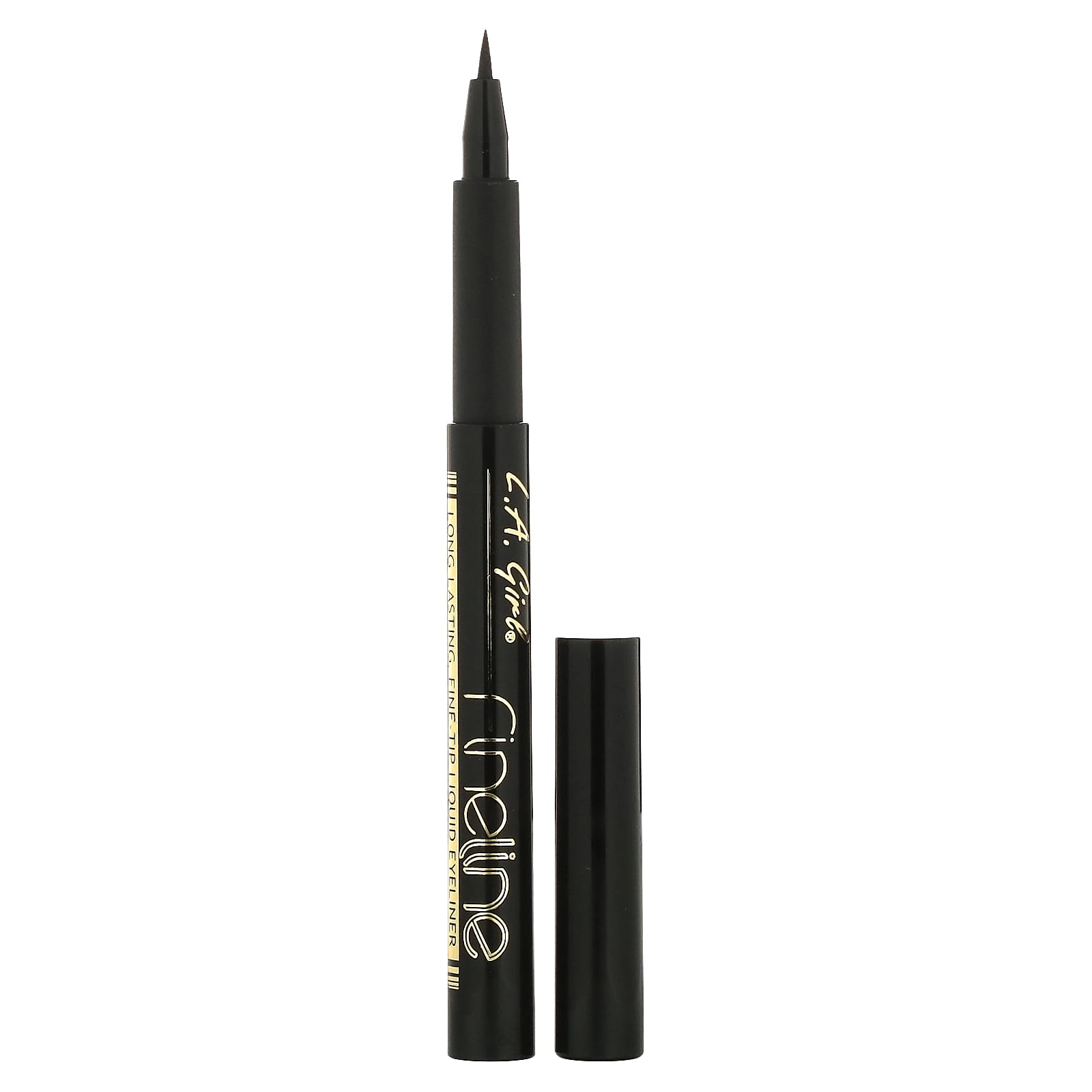 L.A. Girl-Fineline Liquid Eyeliner-Black-0.037 fl oz (1.1 ml)