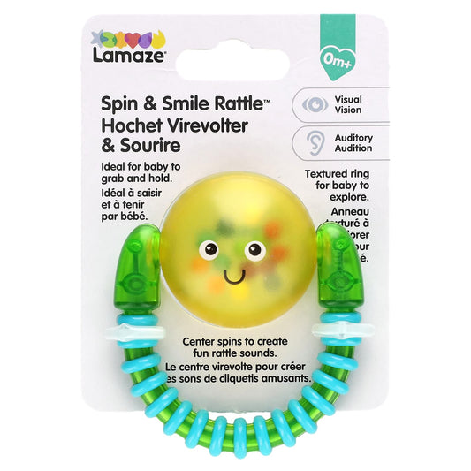 Lamaze-Spin & Smile Rattle-0+ Months-1 Count