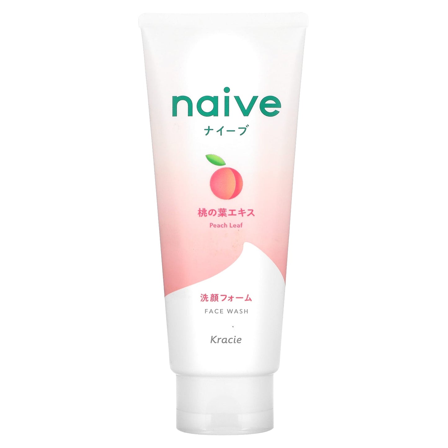 Kracie-Naive-Face Wash-Peach Leaf-4.5 oz (130 g)