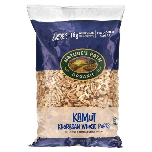 Nature's Path-Organic Kamut Khorasan Wheat Puffs Cereal- 6 oz (170 g)