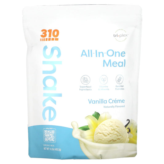 310 Nutrition-All-In-One Meal Shake-Vanilla Creme-14.2 oz (403.2 g)