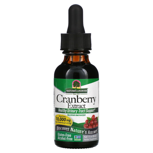 Nature's Answer-Cranberry Extract-Alcohol-Free-10,000 mg-1 fl oz (30 ml)