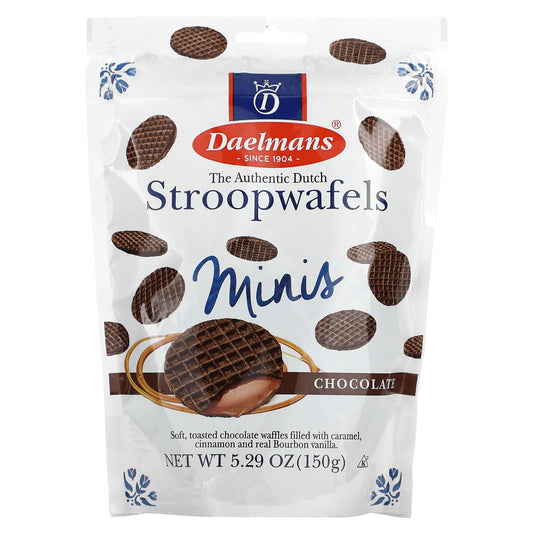 Daelmans-Mini Stroopwafels-Chocolate -5.29 oz (150 g)