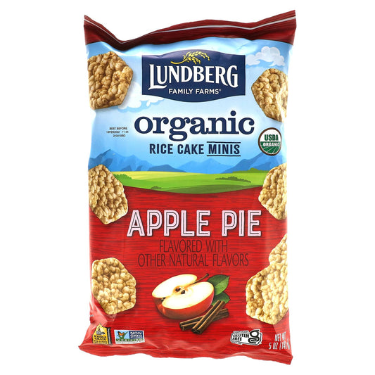 Lundberg-Organic Rice Cake Minis-Apple Pie-5 oz (142 g)