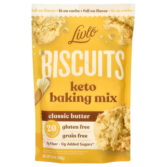 Livlo-Biscuits-Keto Baking Mix-Classic Butter- 9.4 oz (266 g)