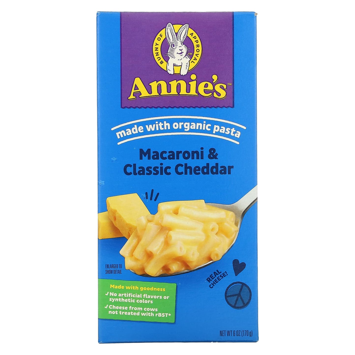 Annie's Homegrown-Macaroni & Classic Cheddar-6 oz (170 g)