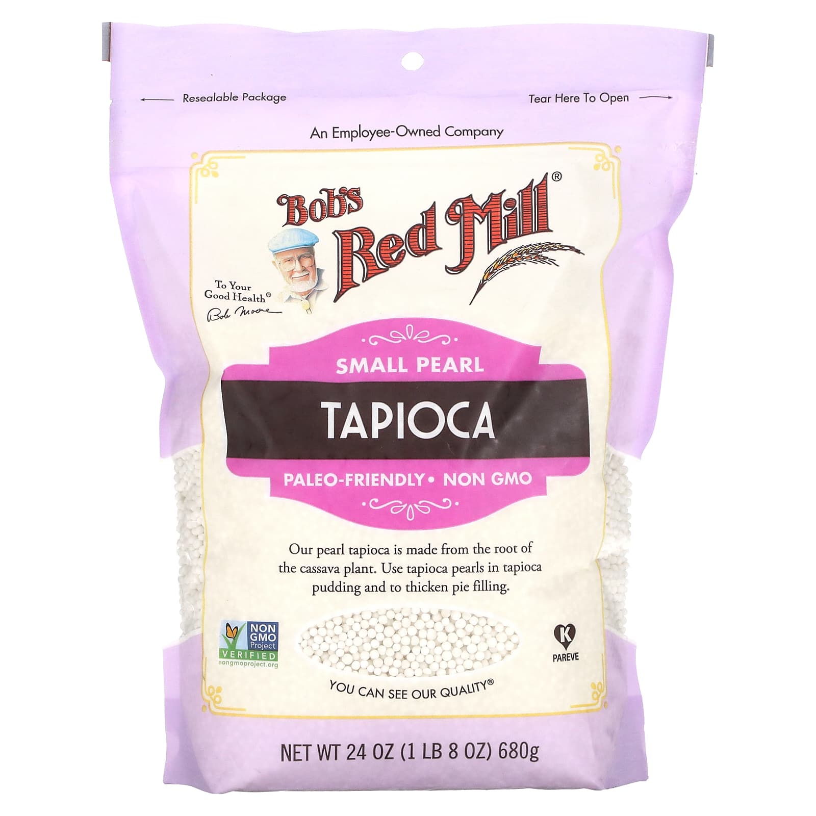 Bob's Red Mill-Small Pearl Tapioca-24 oz (680 g)