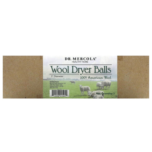 Dr. Mercola-Wool Dryer Balls-3 Balls