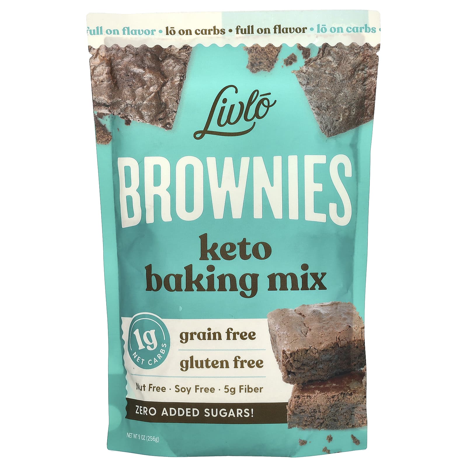 Livlo-Brownies-Keto Baking Mix-9 oz (256 g)