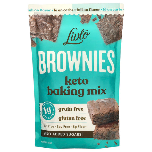 Livlo-Brownies-Keto Baking Mix-9 oz (256 g)