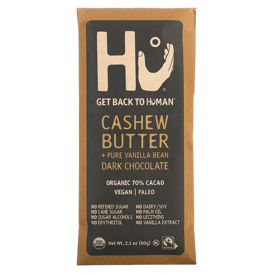 Hu-Cashew Butter + Pure Vanilla Bean Dark Chocolate-2.1 oz (60 g)