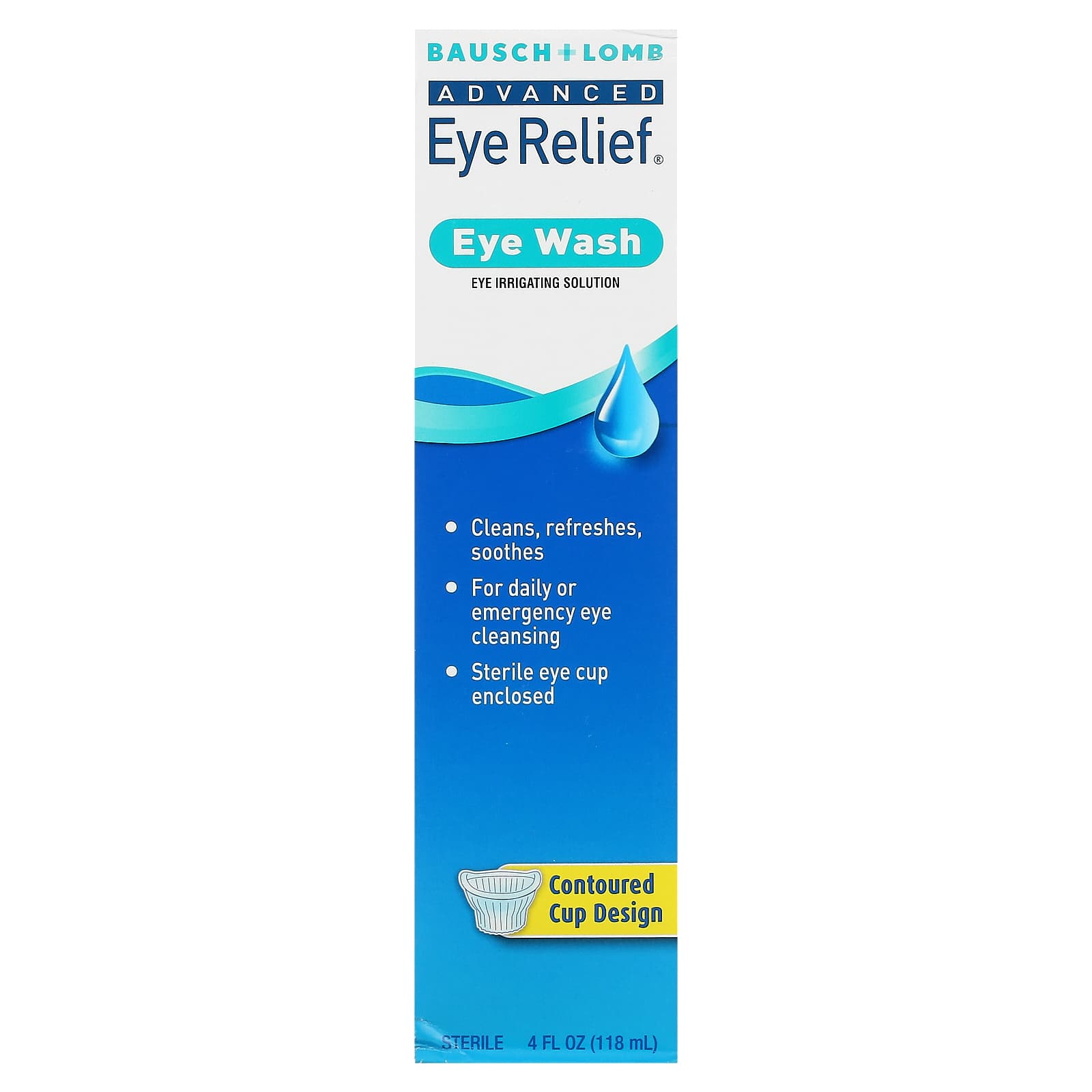 Bausch + Lomb-Advanced Eye Relief-Eye Wash-4 fl oz (118 ml)