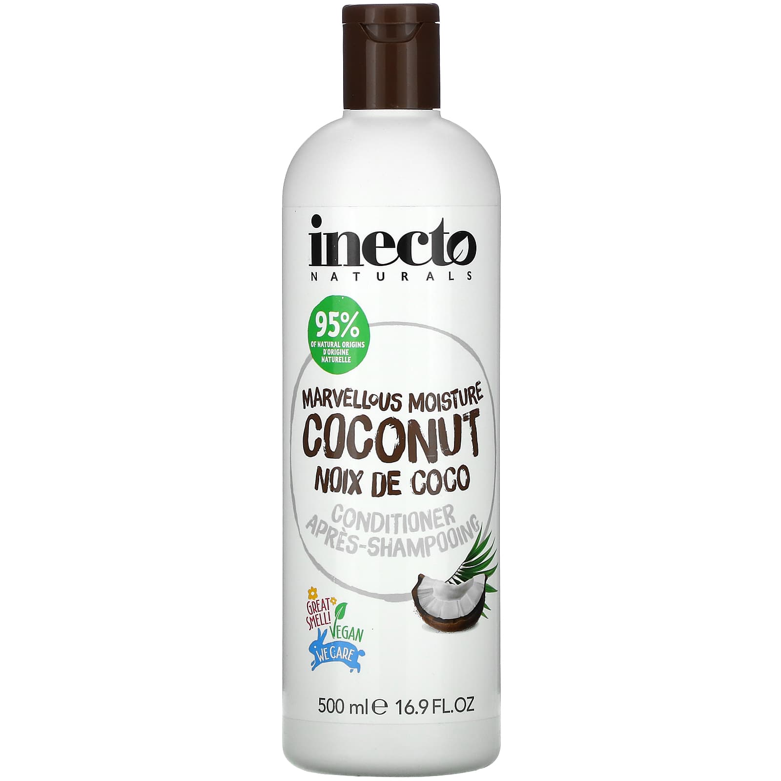 Inecto-Marvellous Moisture Coconut-Conditioner-16.9 fl oz (500 ml)