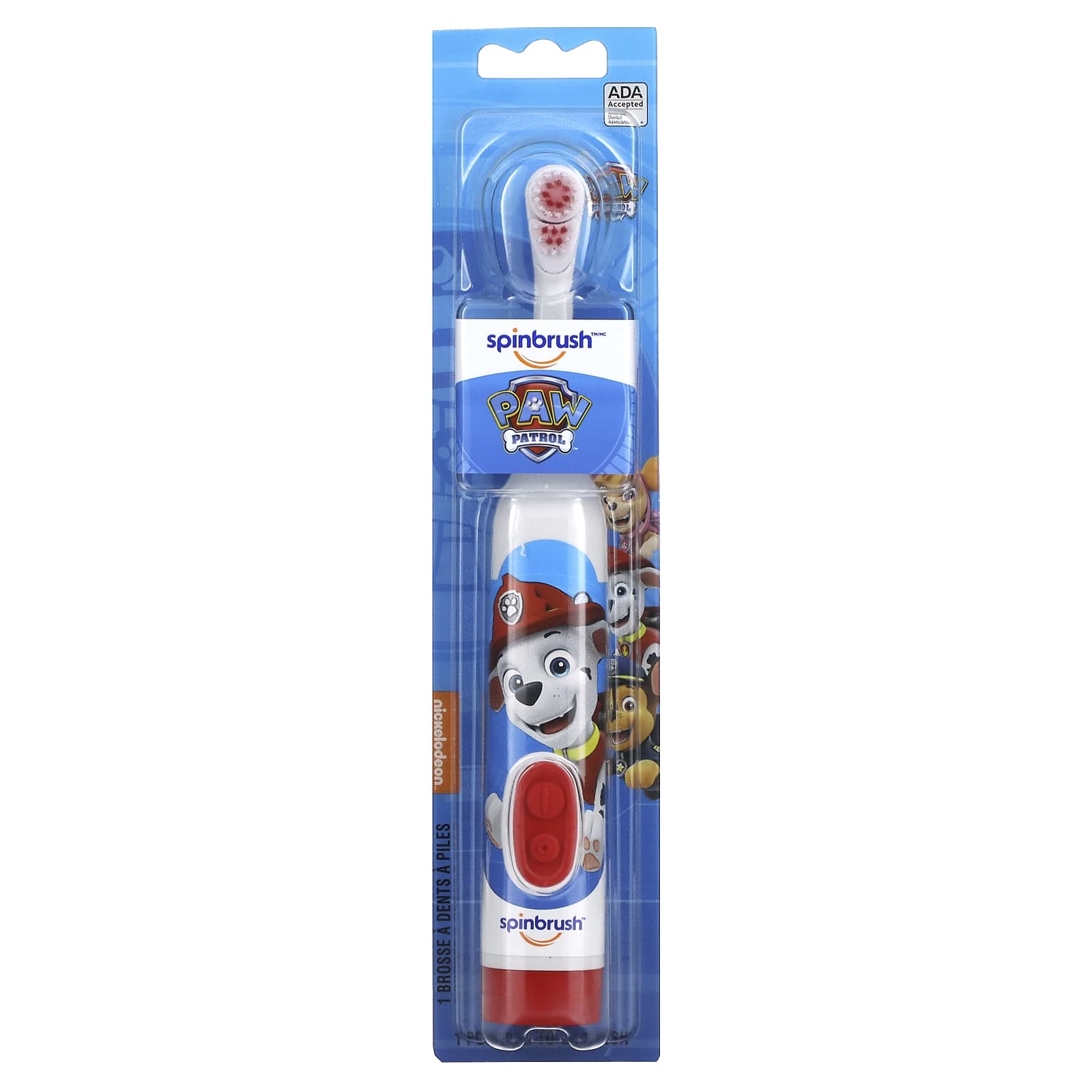 Arm & Hammer-Kid's Spinbrush-Paw Patrol-Soft-1 Battery Powered Toothbrush