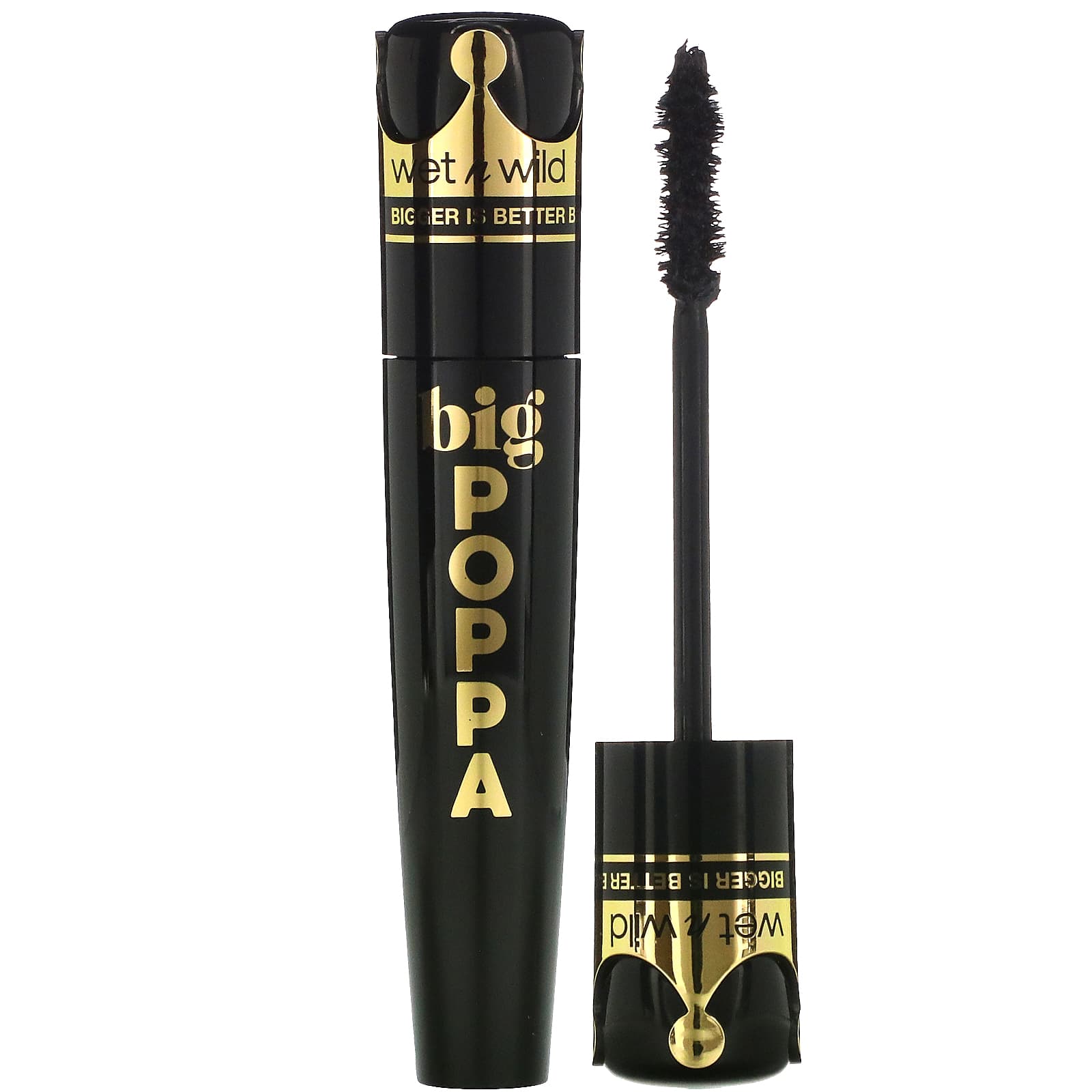 wet n wild-Big Poppa Mascara-Blackest Black-0.33 fl oz (10 ml)