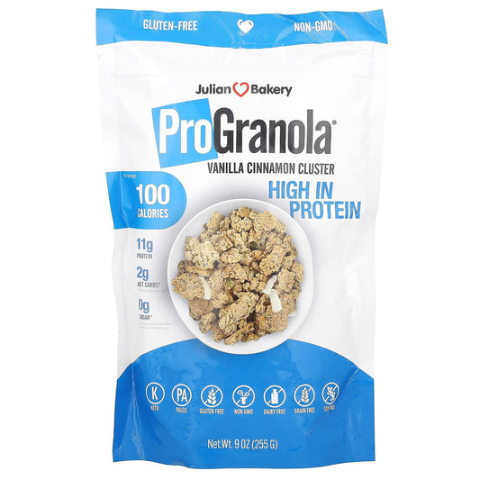 Julian Bakery-ProGranola-Vanilla Cinnamon Cluster-9 oz (255 g)