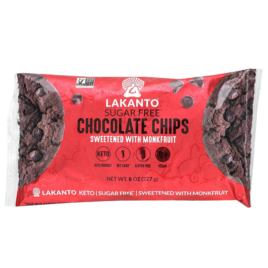 Lakanto-Chocolate Chips-Sugar Free-8 oz (227 g)