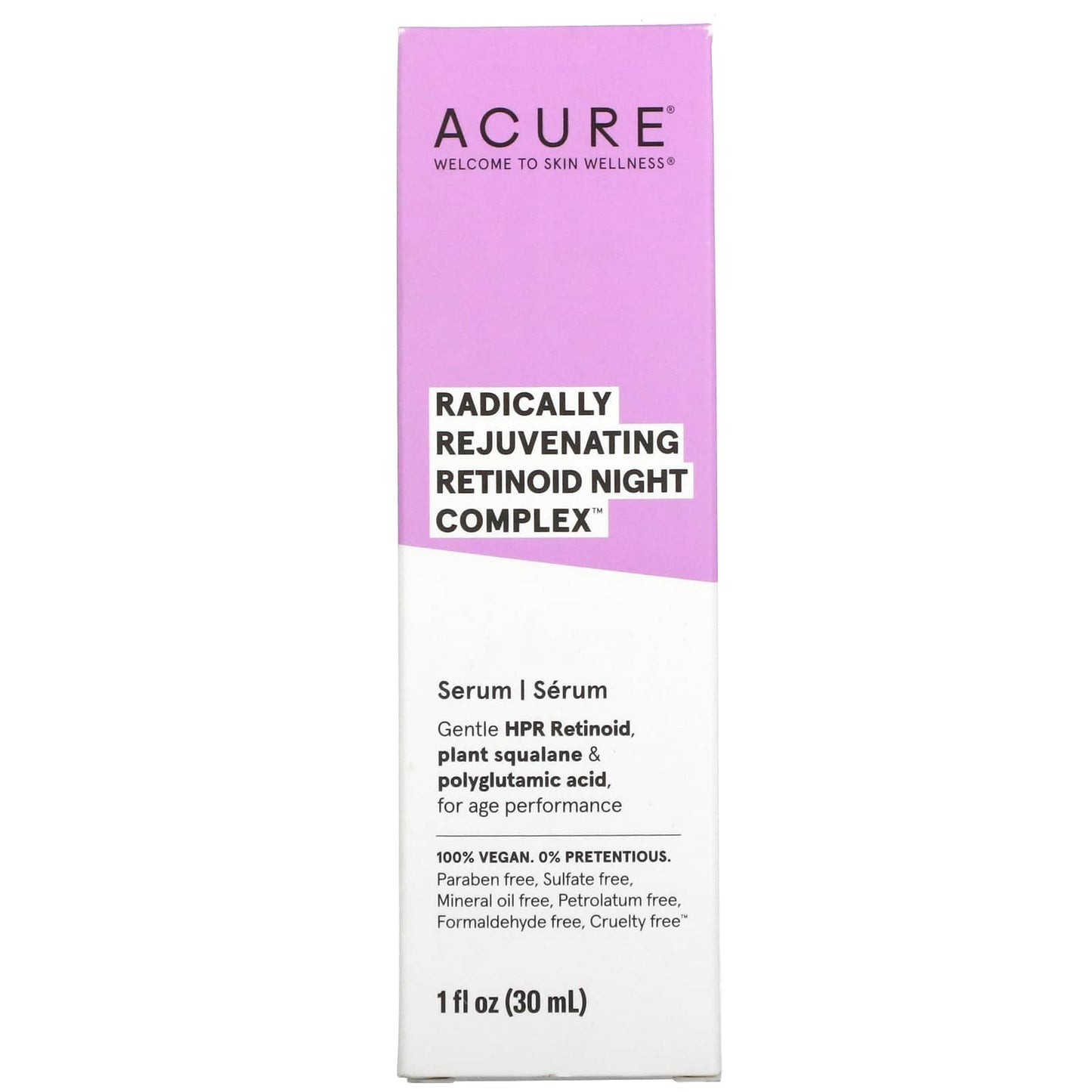 ACURE, Radically Rejuvenating Retinoid Night Complex, 1 fl oz (30 ml)