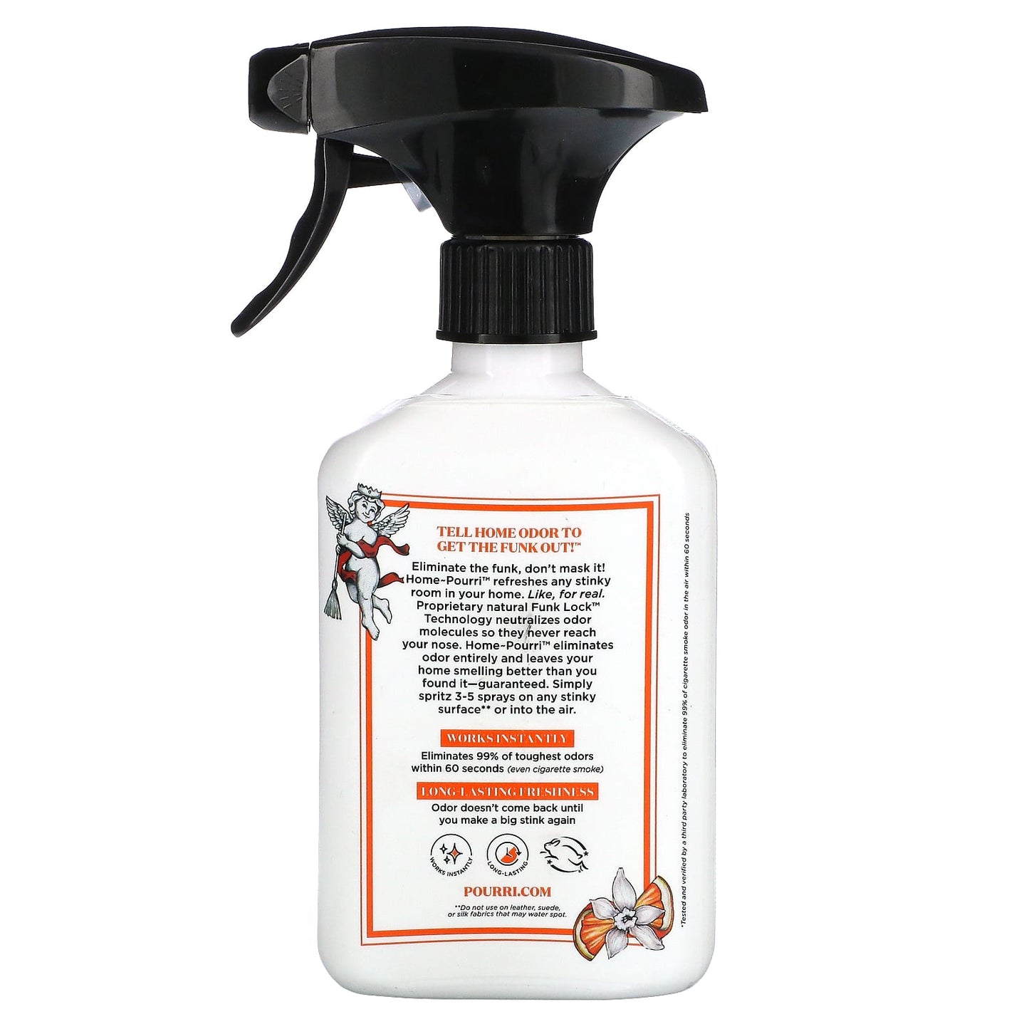 Poo-Pourri, Home-Pourri, Air + Fabric, Multi- Purpose Odor Eliminator, Grapefruit Lychee Vanilla, 11 fl oz (325 ml)