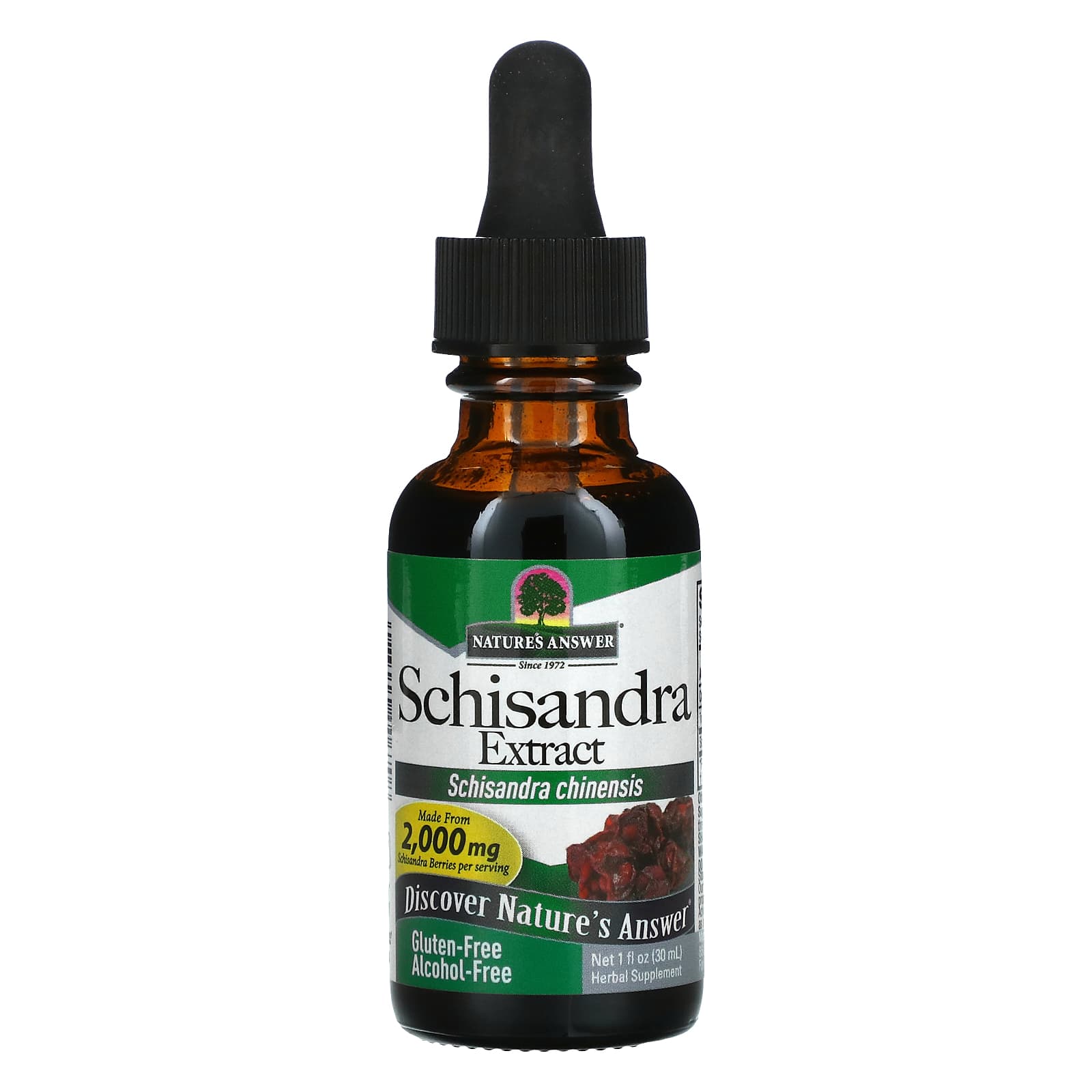 Nature's Answer-Schisandra Extract-Alcohol-Free-2,000 mg-1 fl oz (30 ml)