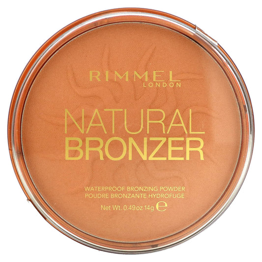 Rimmel London-Natural Bronzer-Waterproof Bronzing Powder-021 Sun Light-0.49 oz (14 g)