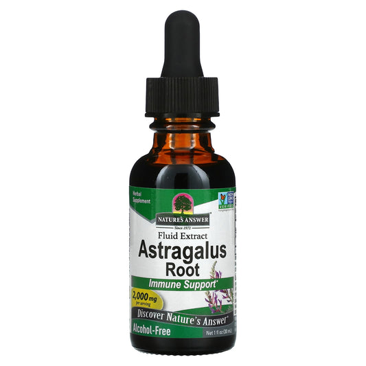 Nature's Answer-Astragalus Root-Fluid Extract-Alcohol-Free-2,000 mg-1 fl oz (30 ml)