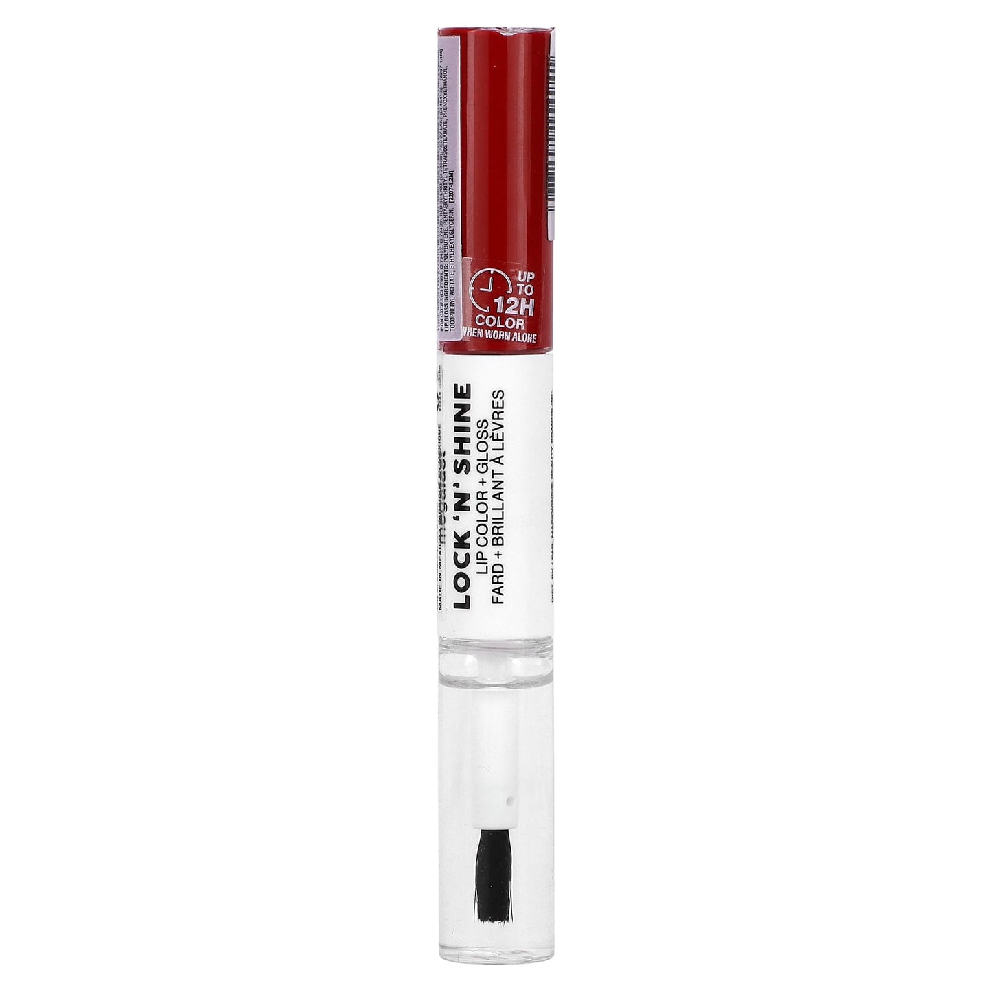 wet n wild, Megalast, Lock 'N' Shine, Lip Color + Gloss, Red-y For Me, 0.13 fl oz (4 ml) Each