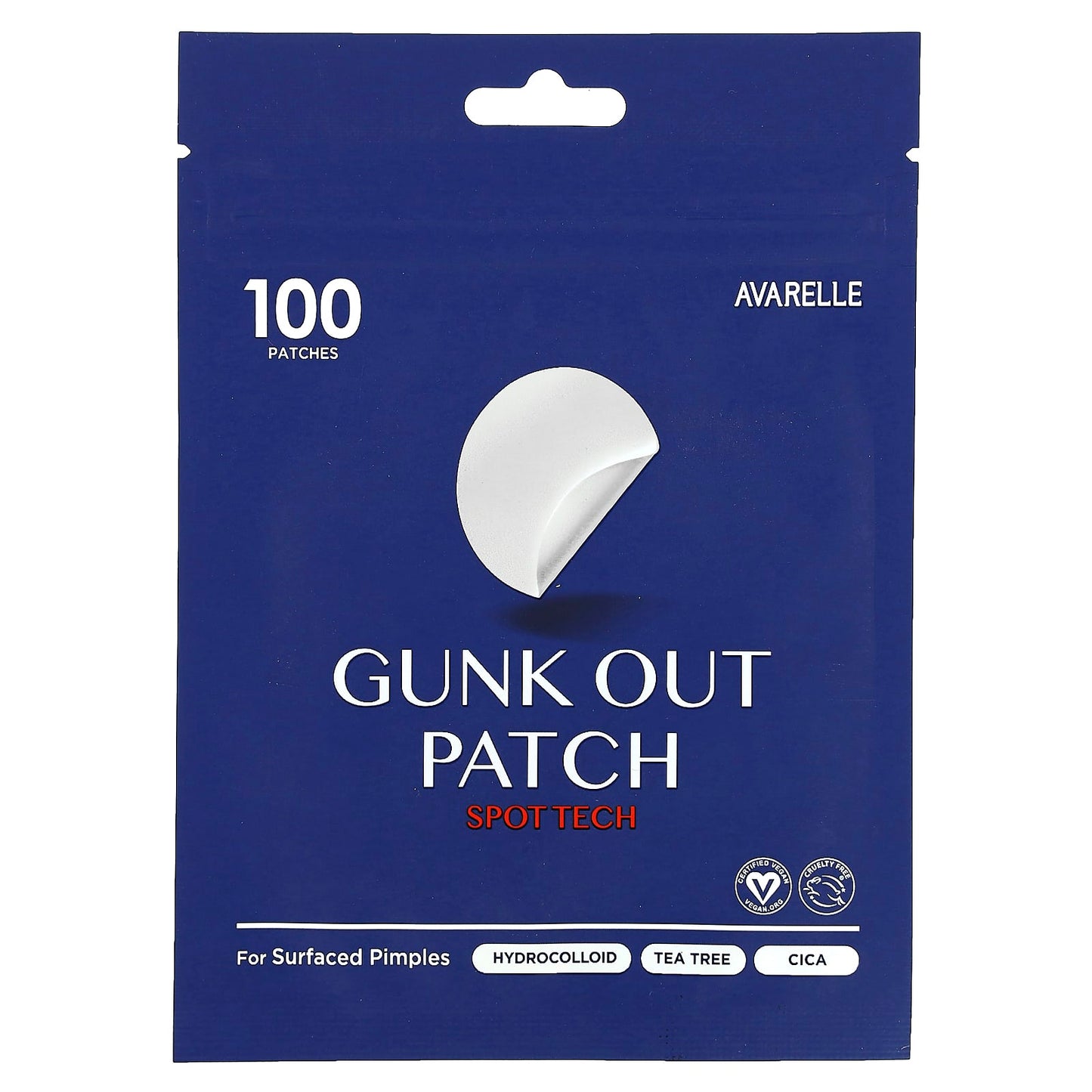 Avarelle-Gunk Out Patch-Spot Tech -100 Patches