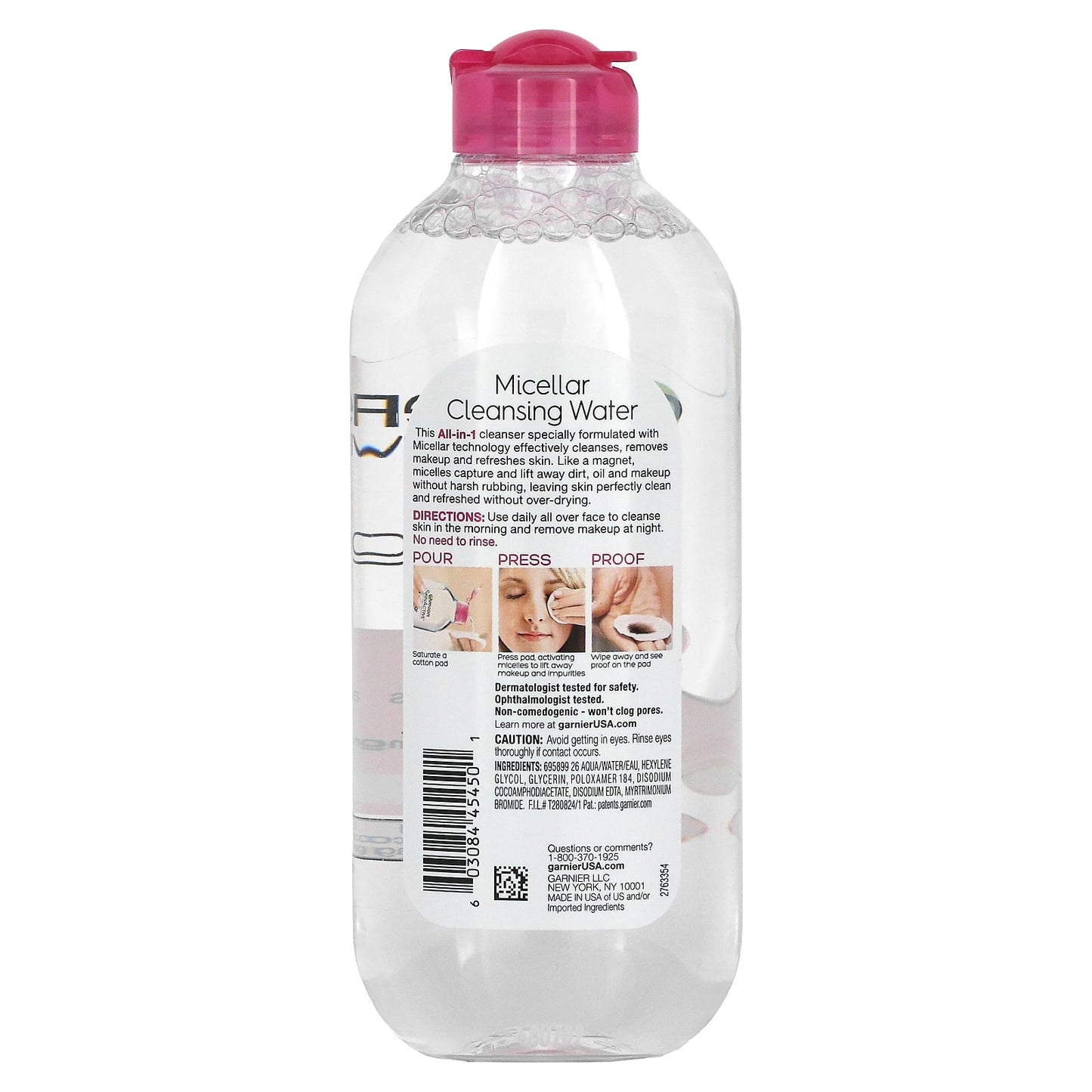 Garnier, SkinActive, All-in-1 Micellar Cleansing Water, All Skin Types, 13.5 fl oz (400 ml)