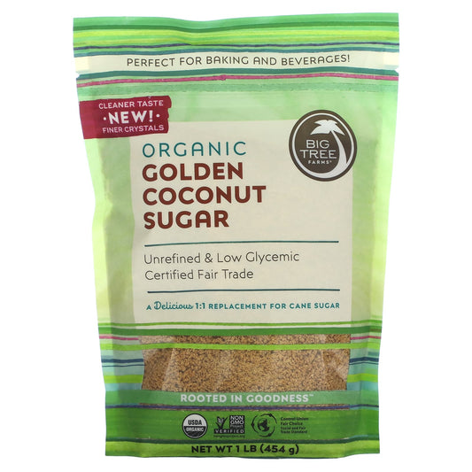 Big Tree Farms-Organic Golden Coconut Sugar-1 lb (454 g)