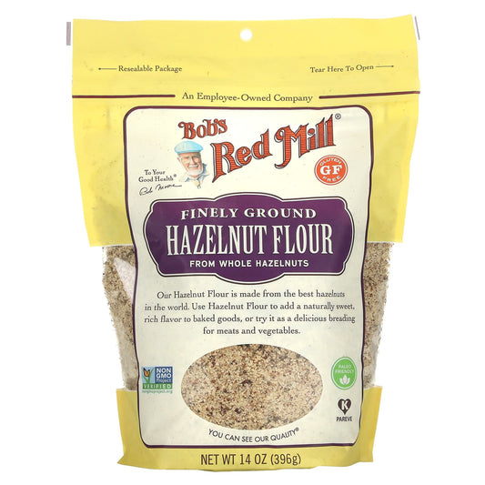 Bob's Red Mill-Finely Ground Hazelnut Flour-Gluten Free-14 oz (396 g)