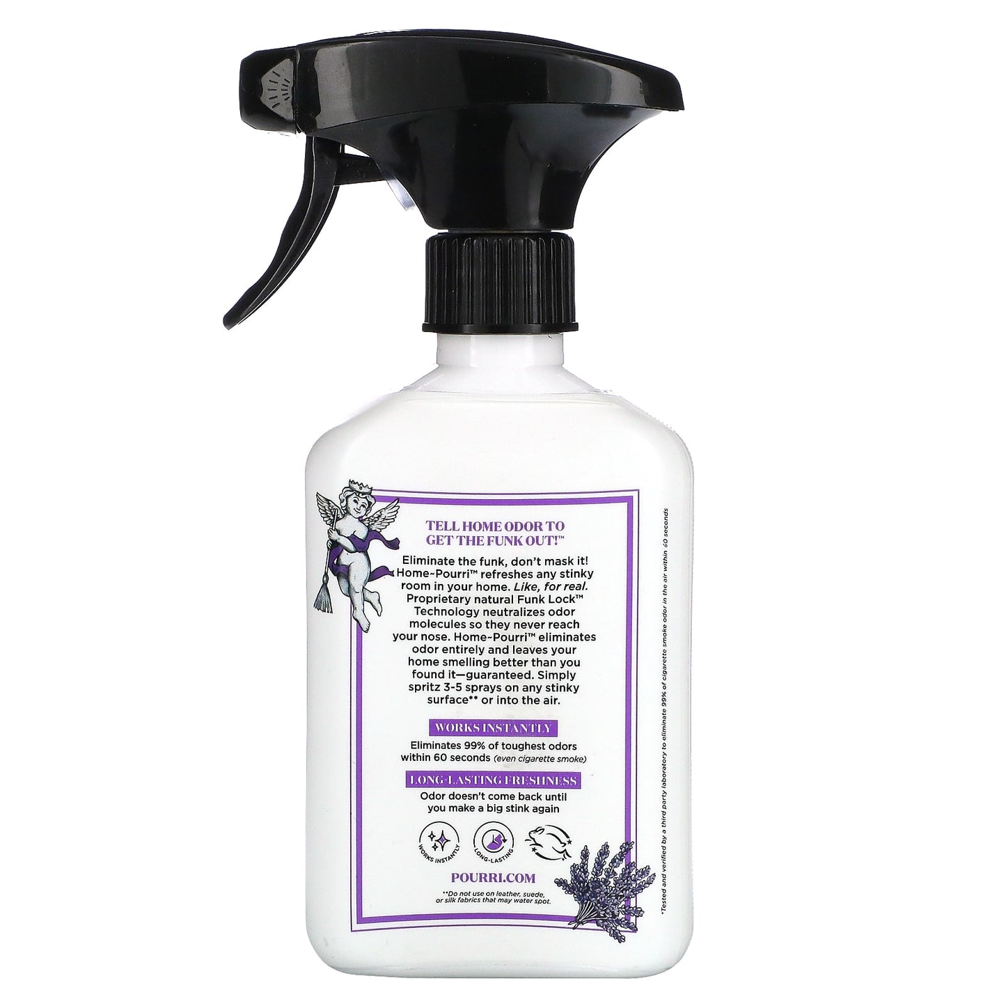 Poo-Pourri, Home-Pourri, Air + Fabric, Multi- Purpose Odor Eliminator, Lavender Sage, 11 fl oz (325 ml)