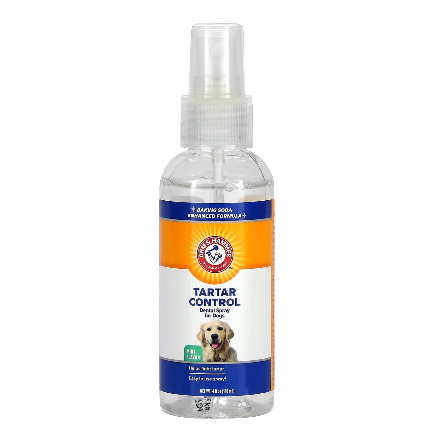 Arm & Hammer-Tartar Control-Dental Spray For Dogs-Mint-4 fl oz (118 ml)