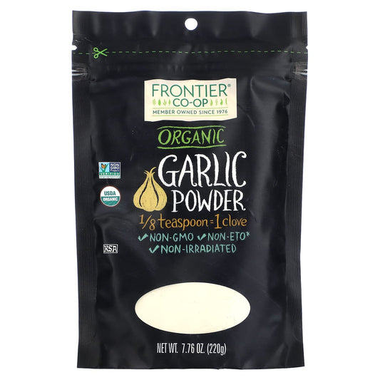 Frontier Co-op-Organic Garlic Powder-7.76 oz (220 g)