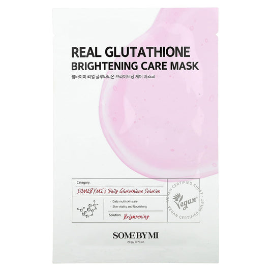 SOME BY MI-Real Glutathione-Brightening Care Beauty Mask-1 Sheet-0.7 oz (20 g)