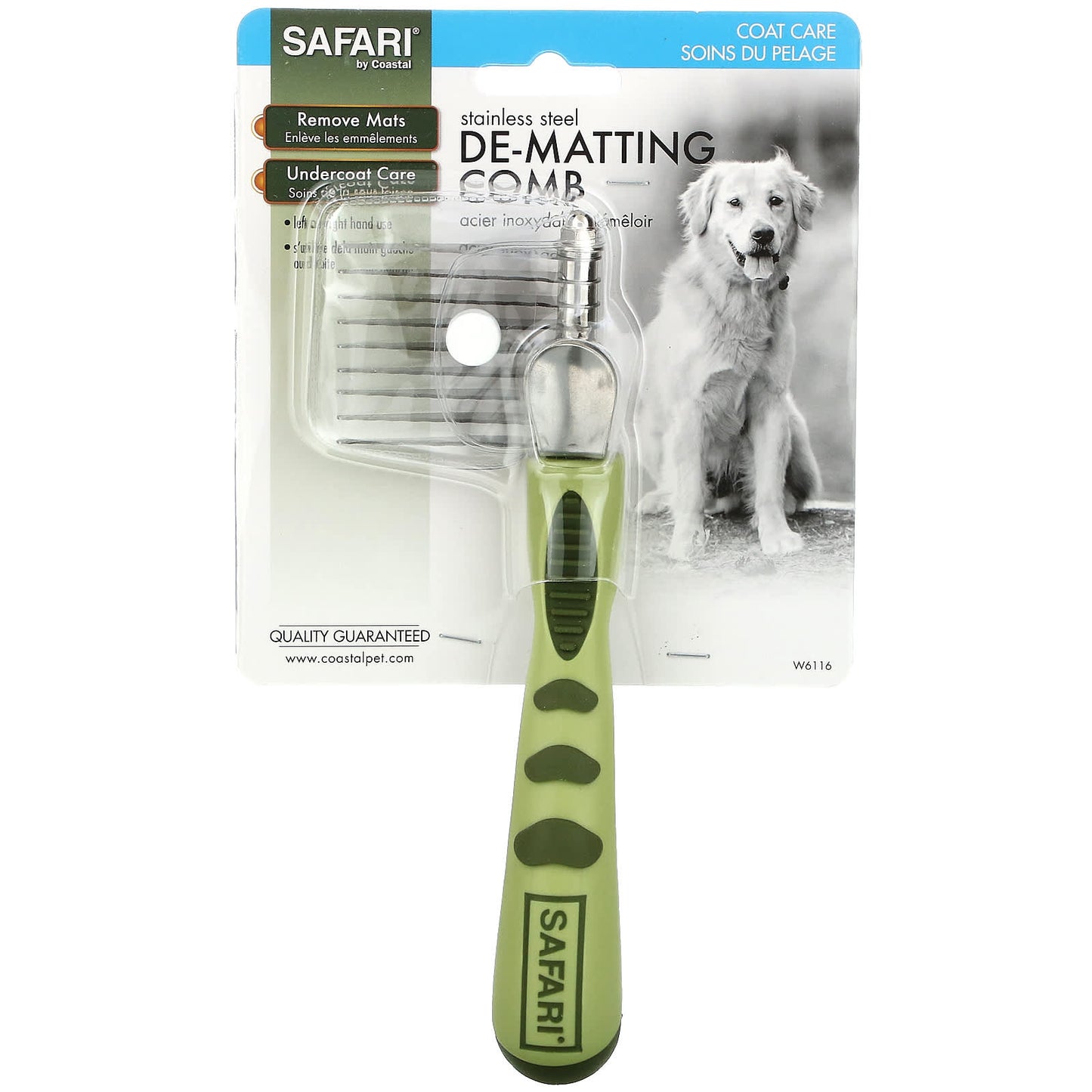 Safari-Stainless Steel De-matting Comb-1 Comb