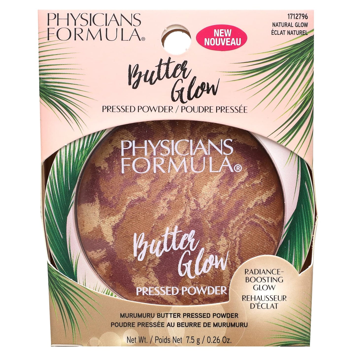 Physicians Formula, Butter Glow, Pressed Powder, Natural Glow, 0.26 oz (7.5 g)