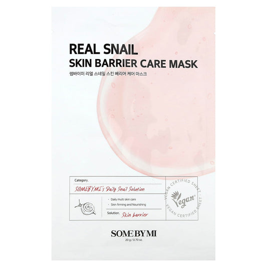 SOME BY MI-Real Snail-Skin Barrier Care Beauty Mask-1 Sheet-0.70 oz (20 g)