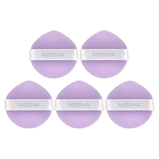 Missha-Glow Layering Fit Puff-5 Pieces