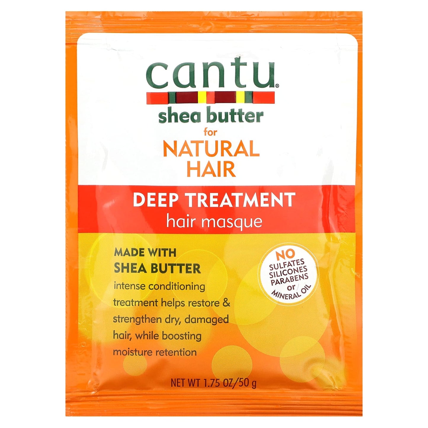 Cantu-Shea Butter for Natural Hair-Deep Treatment Hair Masque- 1.75 oz (50 g)