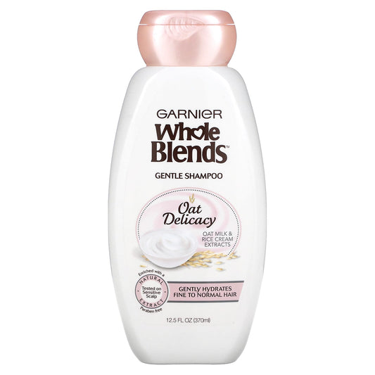 Garnier-Whole Blends-Oat Delicacy Gentle Shampoo-Fine to Normal Hair-12.5 fl oz (370 ml)